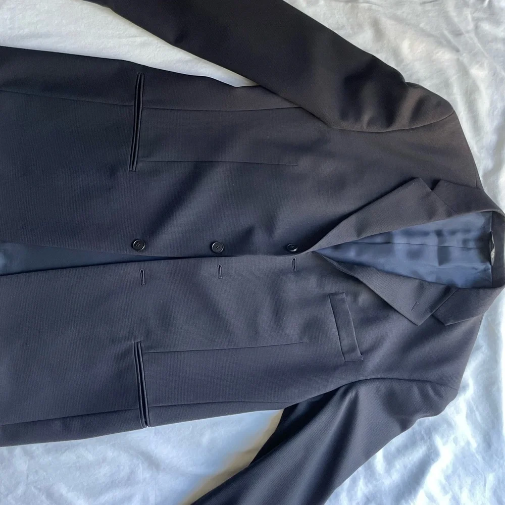 Claiborne Men's Black Three-Button Sport Coat
